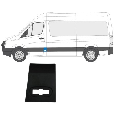 Sparno juosta priekinė už Volkswagen Crafter 2005-2017 / Kairė 13688
