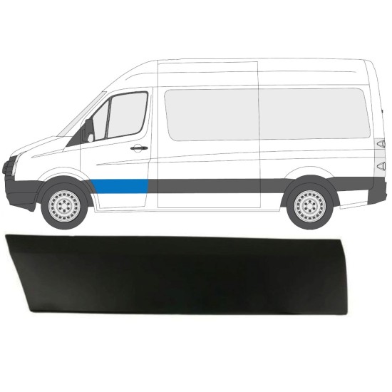 Priekinių durų Sparno juosta už Volkswagen Crafter 2005-2017 / Kairė 13686