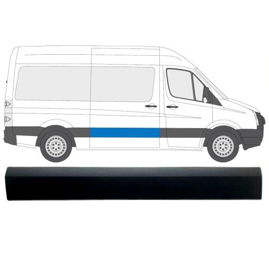 Stumdomų durų Sparno juosta už Volkswagen Crafter 2005-2017 / Dešinė 13824