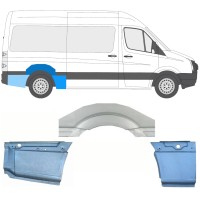 Galinė arka už Volkswagen Crafter 2005-2017 / Dešinė / Rinkinys 13941