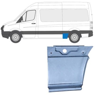 Galinė arka už Volkswagen Crafter 2005-2017 / Kairė 13450