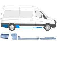 Remonto komplektas už Volkswagen Crafter 2005-2017 / Dešinė / 14502