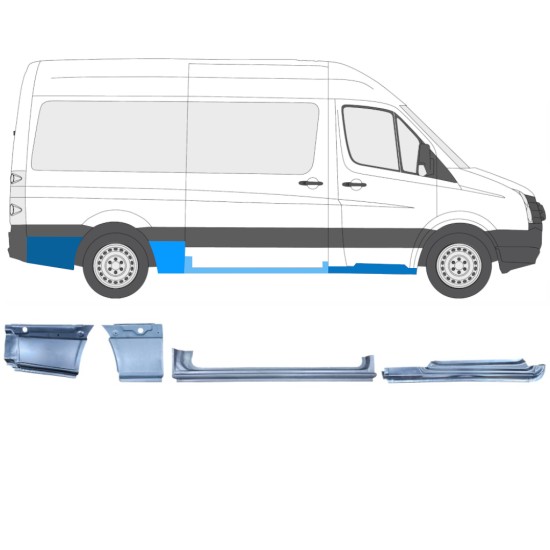 Remonto komplektas už Volkswagen Crafter 2005-2017 / Dešinė / 14502