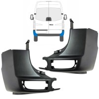 Galinio bamperio kampas už Volkswagen Crafter 2005-2017 / Kairė + Dešinė / Rinkinys 15549