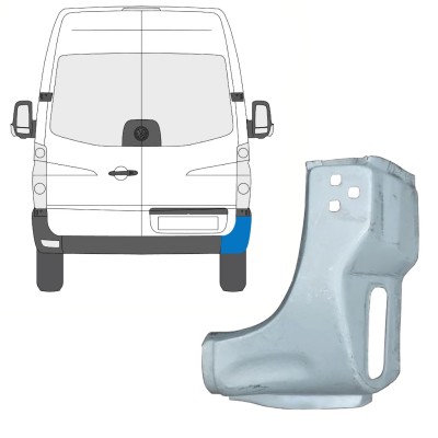 Galinis kampas už Volkswagen Crafter 2005-2017 / Dešinė 15506