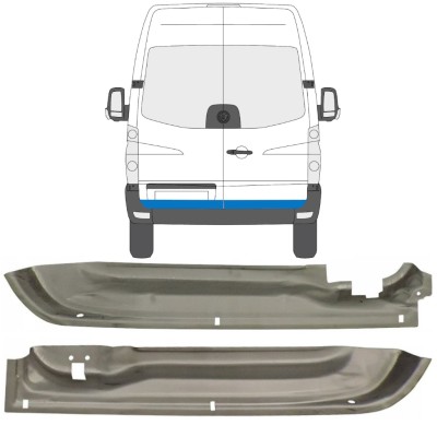Galinių durų dalis už Volkswagen Crafter 2005-2017 / Kairė + Dešinė / Rinkinys 14023