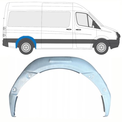 Vidinė galinė arka už Volkswagen Crafter 2005-2017 / Dešinė 13897