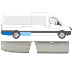 Galinė arka už Volkswagen Crafter 2005-2017 / Dešinė / Rinkinys 14128