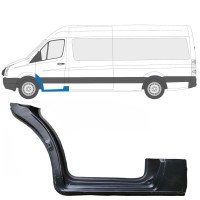 Slenkstis apatinė durų priekinių už Volkswagen Crafter 2005-2017 / Kairė 13449