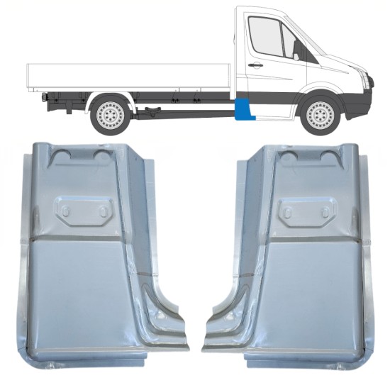 Galinis kampas už Volkswagen Crafter 2005-2017 / Kairė + Dešinė / Rinkinys 15504