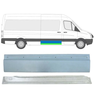 Stumdomų durų dalis už Volkswagen Crafter 2005-2017 / Dešinė / Rinkinys 13474