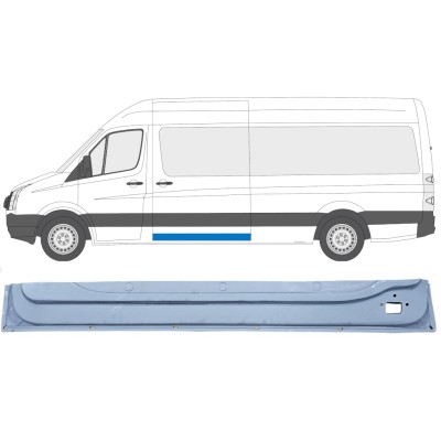 Stumdomų durų vidinė dalis už Volkswagen Crafter 2005-2017 / Kairė 15545