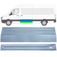 Stumdomų durų vidinė + išorinė dalis už Volkswagen Crafter 2005-2017 / Kairė / Rinkinys 14320