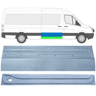 Stumdomų durų vidinė + išorinė dalis už Volkswagen Crafter 2005-2017 / Dešinė / Rinkinys 14319