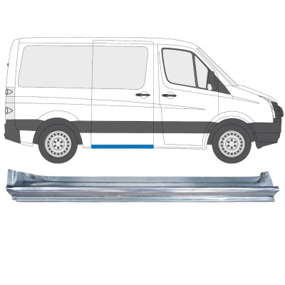 Slenkstis apatinė durų slankiojančių už Volkswagen Crafter 2005-2017 / Dešinė 14374