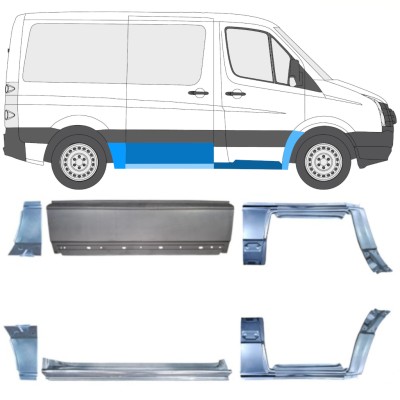 Remonto komplektas už Volkswagen Crafter 2005-2017 / Kairė + Dešinė / 15594