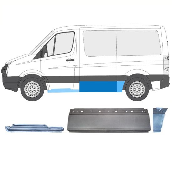 Remonto komplektas už Volkswagen Crafter 2005-2017 / Kairė / 15605