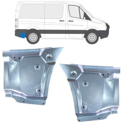 Galinė arka už Volkswagen Crafter 2005-2017 / Kairė + Dešinė / Rinkinys 15523