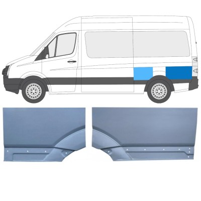 Galinė arka už Volkswagen Crafter 2005-2017 / Kairė / Rinkinys 15517