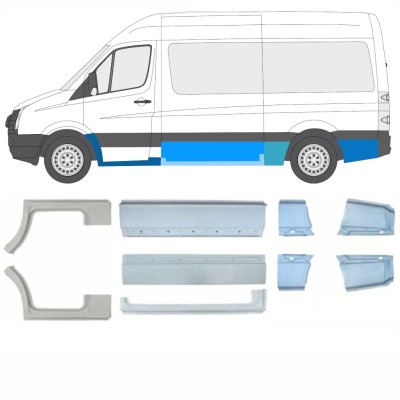Remonto komplektas už Volkswagen Crafter 2005-2017 / Kairė + Dešinė / 14471
