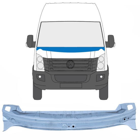 Stiklo apatinės dalies skarda už Volkswagen Crafter 2005-2017 13503