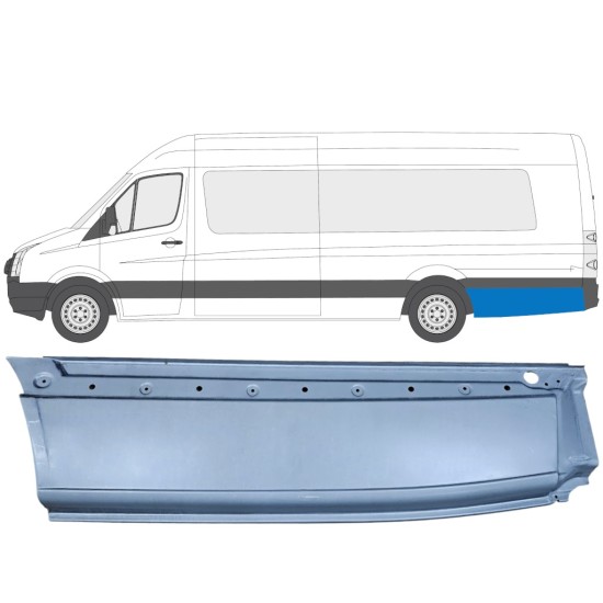 Galinė arka už Volkswagen Crafter 2005-2017 / Kairė 13431