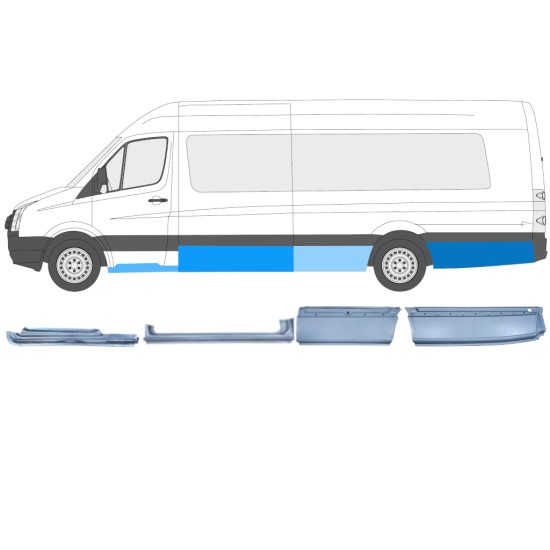 Remonto komplektas už Volkswagen Crafter 2005-2017 / Kairė / 14507