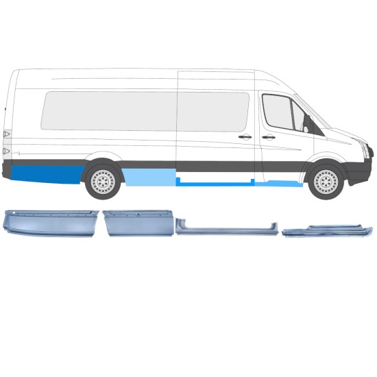 Remonto komplektas už Volkswagen Crafter 2005-2017 / Dešinė / 14506