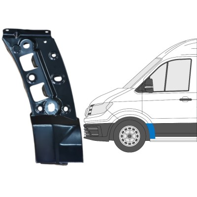 Sparno apatinė dalis už Volkswagen Crafter 2017- / Kairė 16087