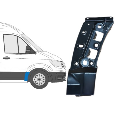 Sparno apatinė dalis už Volkswagen Crafter 2017- / Dešinė 16086
