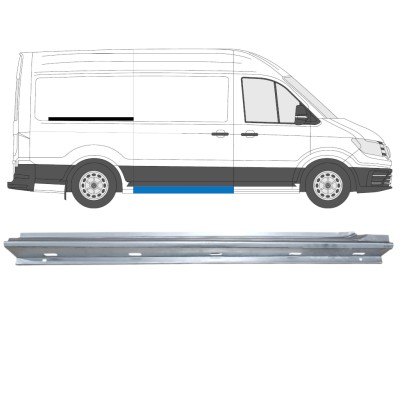 Slenkstis apatinė durų slankiojančių už Volkswagen Crafter 2017- / Dešinė 14626