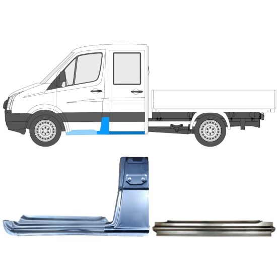 Remonto komplektas už Volkswagen Crafter 2005-2017 / Kairė / 15535