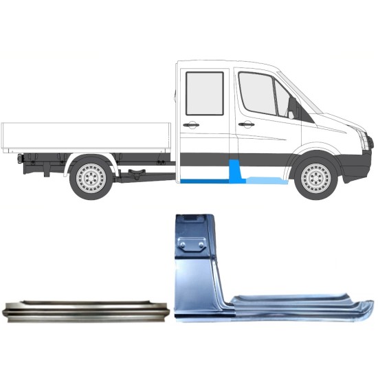 Remonto komplektas už Volkswagen Crafter 2005-2017 / Dešinė / 15534