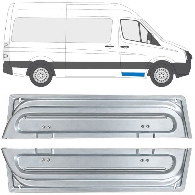 Priekinių durų vidinė dalis už Volkswagen Crafter 2005-2017 / Kairė + Dešinė / Rinkinys 17058
