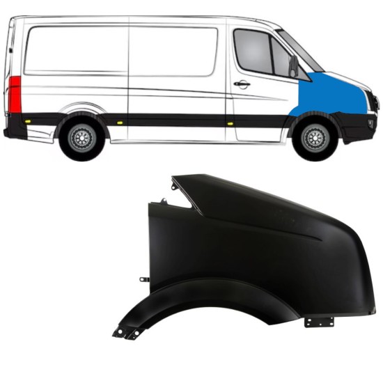 Priekinis sparnas už Volkswagen Crafter 2005-2017 / Dešinė 15352