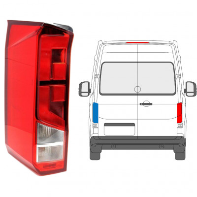 Galinis žibintas už Volkswagen Crafter 2017- / Kairė 12921