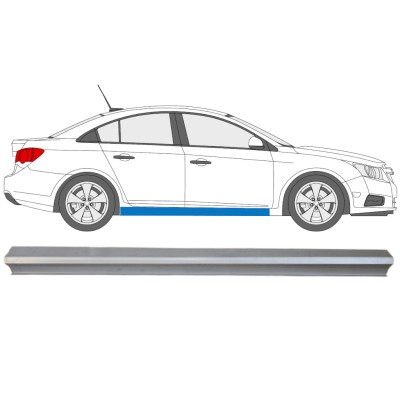Slenkstis apatinė dalis už Chevrolet Cruze 2009-2014 / Dešinė 15101