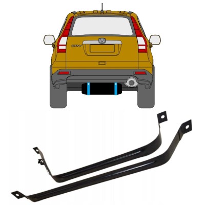Kuro bako laikikliai už Honda CR-V 2006-2011 15018