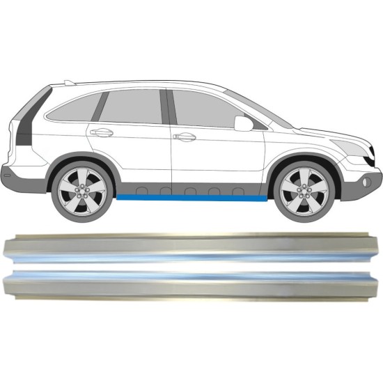 Slenkstis, apatinė už Honda CR-V 2006-2011 / Kairė + Dešinė / Rinkinys 14771