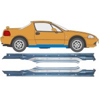 Visas slenkstis už Honda Civic Del Sol 1992-1998 / Kairė + Dešinė / Rinkinys 10537