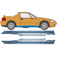 Visas slenkstis už Honda Civic Del Sol 1992-1998 / Kairė + Dešinė / Rinkinys 10537