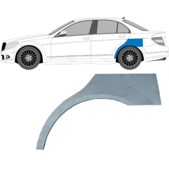 Galinė arka už Mercedes C-Class W204 2007-2014 / Kairė 5356