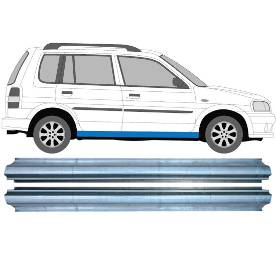 Slenkstis, apatinė už Mazda Demio 1996-2001 / Kairė + Dešinė / Rinkinys 16288