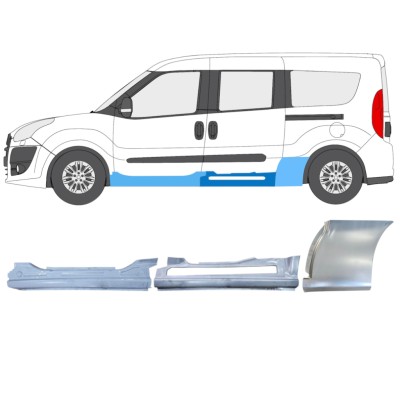 Remonto komplektas už Fiat Doblo 2010-2022 / Kairė / 15001