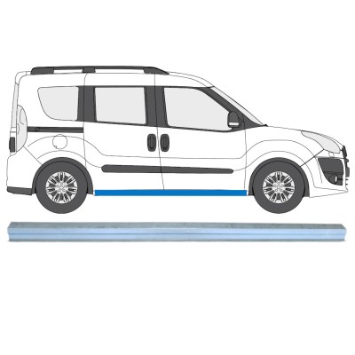 Slenkstis, apatinė už Opel Combo D 2011-2018 / Kairė = Dešinė (simetriška) 15362