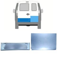 Galinių durų dalis už Fiat Doblo 2001-2010 / Kairė + Dešinė / Rinkinys 11807