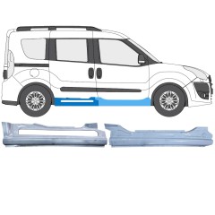 Slenkstis, apatinė už Fiat Doblo 2010-2022 / Dešinė / Rinkinys 12747