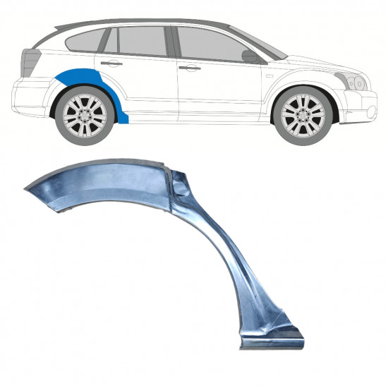 Galinė arka už Dodge Caliber 2006-2013 / Dešinė 8060