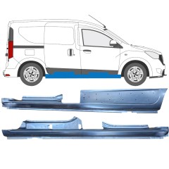Visas slenkstis už Dacia Dokker 2012- / Kairė + Dešinė / Rinkinys 10148