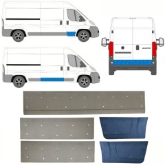 Priekinių durų už Citroen Jumper 2006-2025 / Kairė + Dešinė / Rinkinys 14509